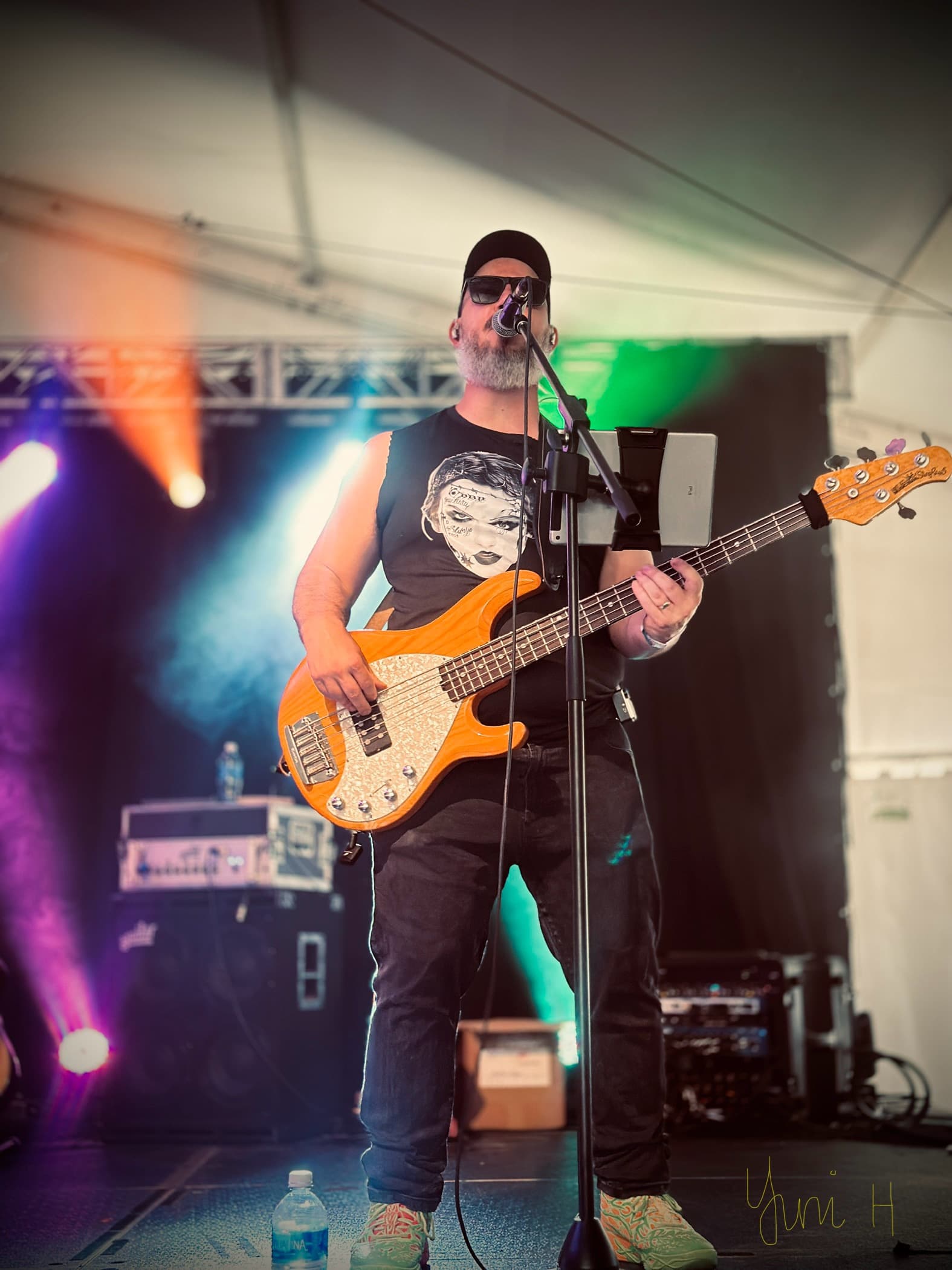 HIRTLE bassist singing and performing live